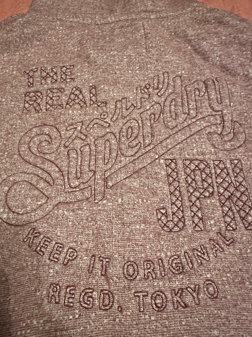 Superdry Women’s Marled Mauve Zip-Up hoodie - Picture 9 of 9